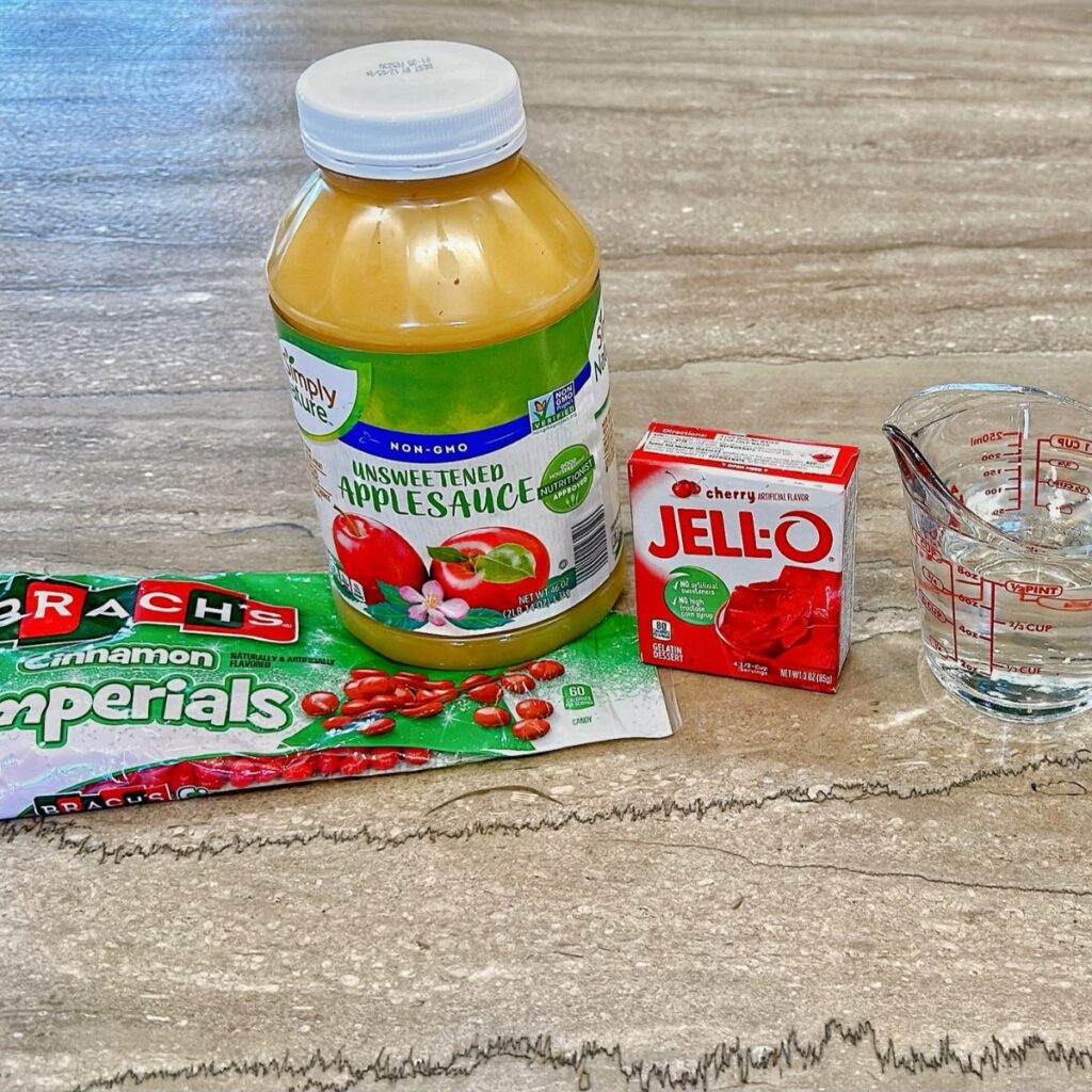 Red Hot Applesauce Jello Laughing Rooster Eats