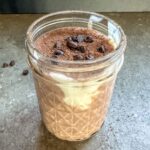 Jar of ready to eat Tiramisu Overnight Oats.