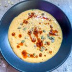 Finished Butternut squash soup.