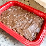 completed chocolate peanut butter rice krispie treats.