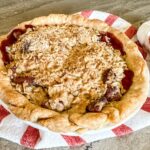 completed mini cherry pie.