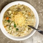 ready-to-eat instant pot cheeseburger soup