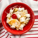 Best ambrosia salad being served.
