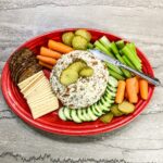 serving dill pickle dip.