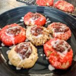 finished jam thumbprint cookies.