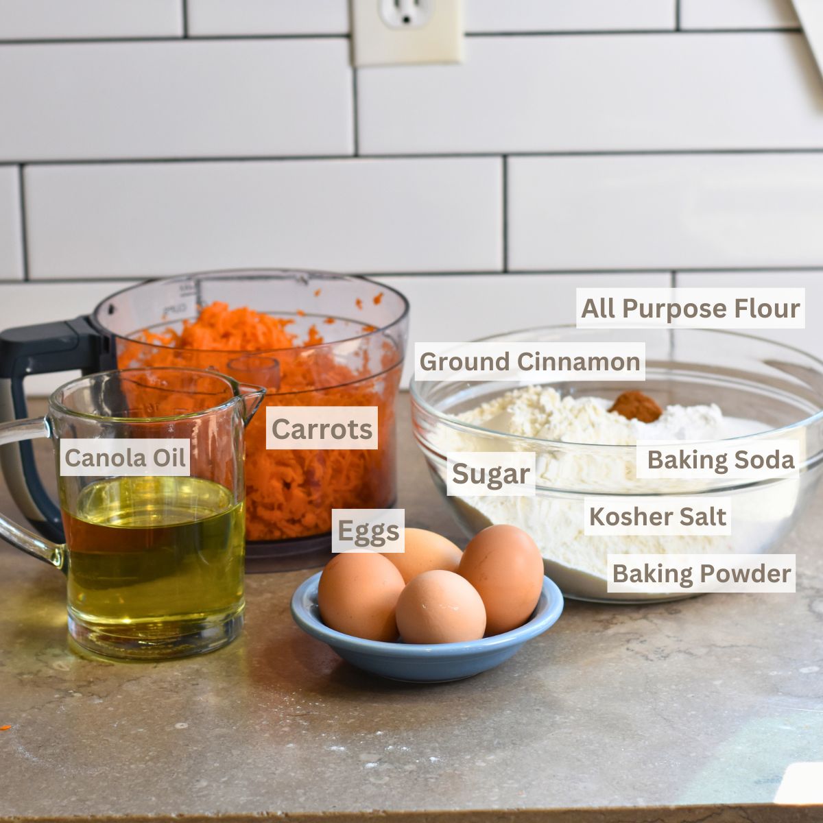 ingredients-needed-for-the-carrot-bundt-cake ingredients for carrot bundt cake.