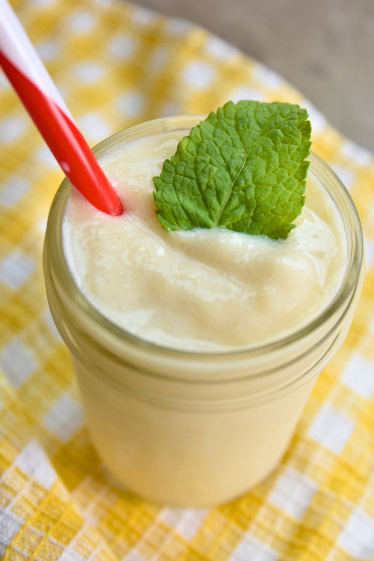 Fresh-pineapple-slushy Ready-to-drink pineapple slushy.