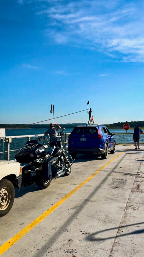 Peel Ark ferry cars.