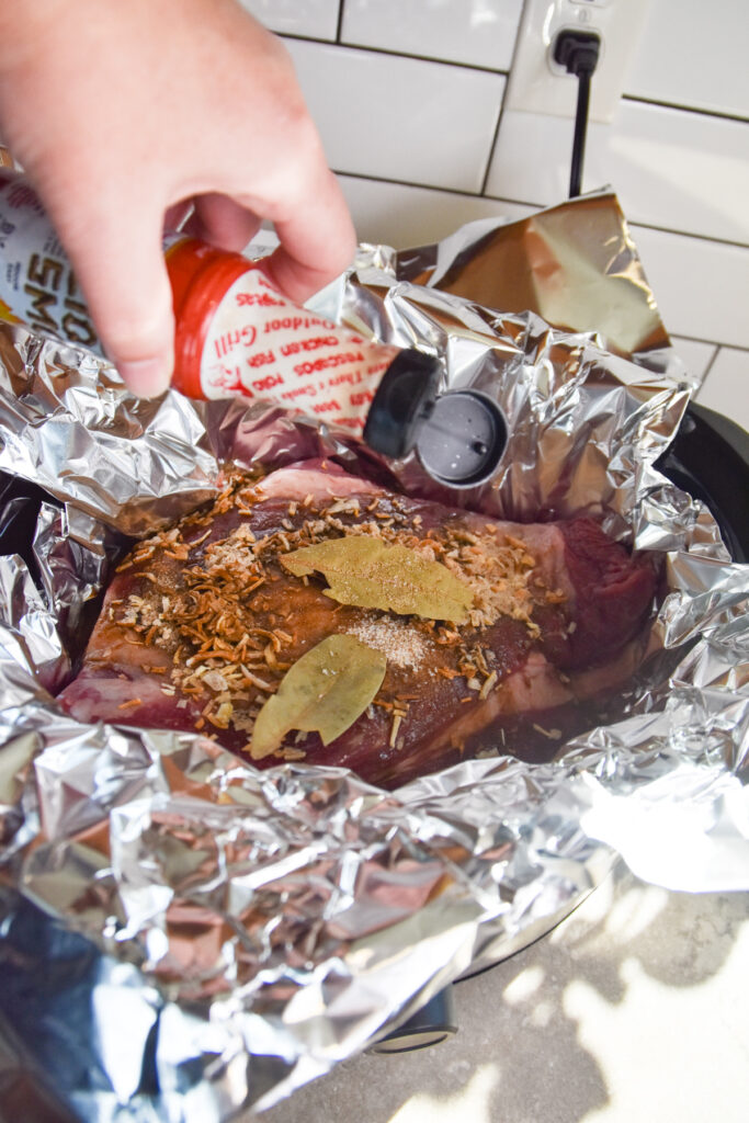 Adding liquid smoke to Easy Slow Cooker Beef Brisket