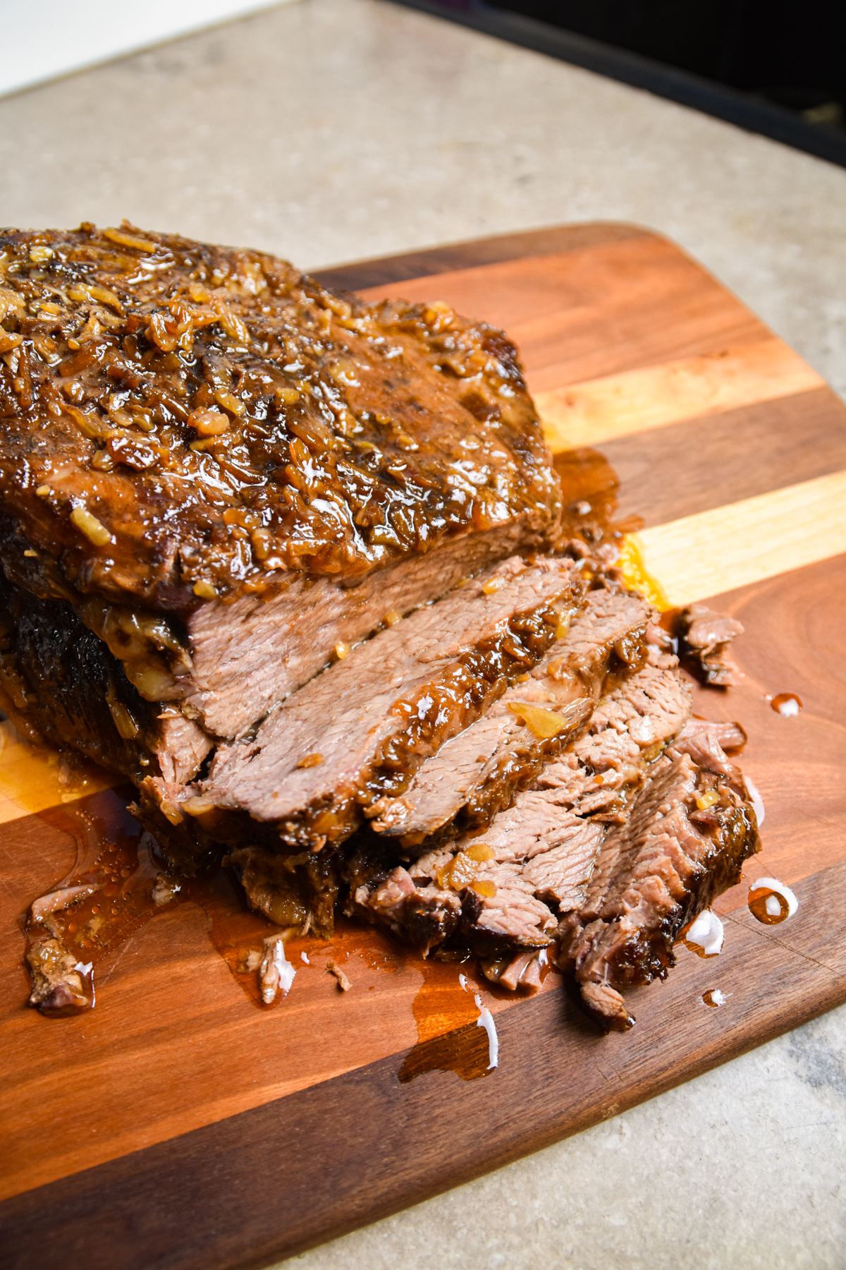 Sliced Easy Slow Cooker Beef Brisket